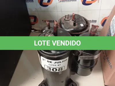 LOTE 308 - 02 MOTORES PARA AR CONDICIONADO. (NO ESTADO, LEILÃO NÃO TEM GARANTIA E NEM DEVOLUÇÃO, SUJEITO A POSSÍVEIS AVARIAS VISÍVEIS/OCULTAS E/OU AUSÊNCIA DE COMPONENTES).
