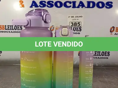 LOTE 385 - 01 KIT DE GARRAFAS. (NO ESTADO, LEILÃO NÃO TEM GARANTIA E NEM DEVOLUÇÃO, SUJEITO A POSSÍVEIS AVARIAS VISÍVEIS/OCULTAS E/OU AUSÊNCIA DE COMPONENTES).