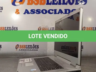 LOTE 387 - 01 NOTEBOOK MARCA ITAUTEC PARA RETIRADA DE PEÇAS. (NO ESTADO, LEILÃO NÃO TEM GARANTIA E NEM DEVOLUÇÃO, SUJEITO A POSSÍVEIS AVARIAS VISÍVEIS/OCULTAS E/OU AUSÊNCIA DE COMPONENTES).