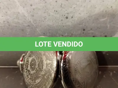 LOTE 374 - 01 RELÓGIO DE BOLSO. (NO ESTADO, LEILÃO NÃO TEM GARANTIA E NEM DEVOLUÇÃO, SUJEITO A POSSÍVEIS AVARIAS VISÍVEIS/OCULTAS E/OU AUSÊNCIA DE COMPONENTES).