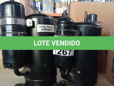 LOTE 267 - 02 MOTORES PARA AR CONDICIONADO. (NO ESTADO, LEILÃO NÃO TEM GARANTIA E NEM DEVOLUÇÃO, SUJEITO A POSSÍVEIS AVARIAS VISÍVEIS/OCULTAS E/OU AUSÊNCIA DE COMPONENTES).