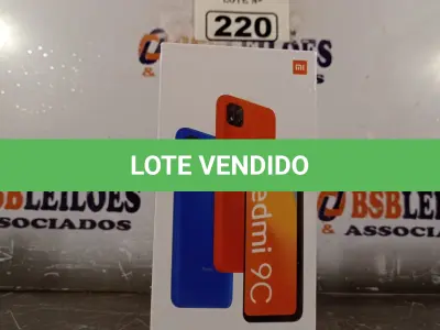 LOTE 220 - 01 CELULAR REDMI 9C. (NO ESTADO, LEILÃO NÃO TEM GARANTIA E NEM DEVOLUÇÃO, SUJEITO A POSSÍVEIS AVARIAS VISÍVEIS/OCULTAS E/OU AUSÊNCIA DE COMPONENTES).