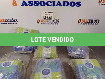 LOTE 265 - 06 PACOTES DE LUVAS DE LÁTEX SILVER TAMANHO “P”. (NO ESTADO, LEILÃO NÃO TEM GARANTIA E NEM DEVOLUÇÃO, SUJEITO A POSSÍVEIS AVARIAS VISÍVEIS/OCULTAS E/OU AUSÊNCIA DE COMPONENTES).