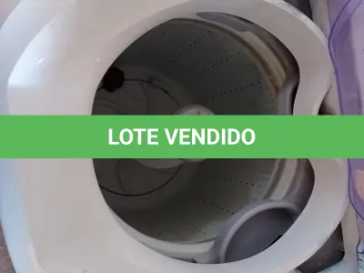 LOTE 141 - 01 MÁQUINA DE LAVAR ROUPAS MARCA ELECTROLUX CAPACIDADE 8KG 220V. (NO ESTADO, LEILÃO NÃO TEM GARANTIA E NEM DEVOLUÇÃO, SUJEITO A POSSÍVEIS AVARIAS VISÍVEIS/OCULTAS E/OU AUSÊNCIA DE COMPONENTES).