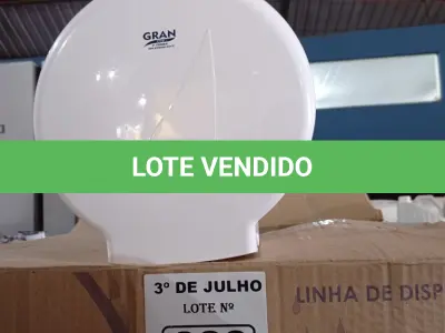LOTE 328 - 06 DISPENSE PARA PAPEL HIGIÊNICO. (NO ESTADO, LEILÃO NÃO TEM GARANTIA E NEM DEVOLUÇÃO, SUJEITO A POSSÍVEIS AVARIAS VISÍVEIS/OCULTAS E/OU AUSÊNCIA DE COMPONENTES).
