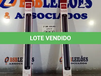 LOTE 301 - 03 BARRAS MAGNÉTICAS PARA FACAS E FERRAMENTAS. (NO ESTADO, LEILÃO NÃO TEM GARANTIA E NEM DEVOLUÇÃO, SUJEITO A POSSÍVEIS AVARIAS VISÍVEIS/OCULTAS E/OU AUSÊNCIA DE COMPONENTES).