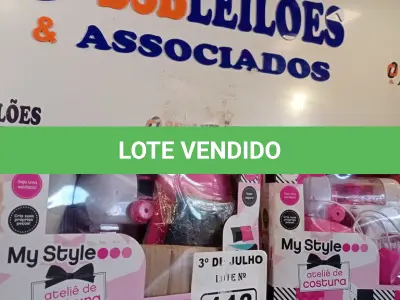 LOTE 113 - 02 ATELIÊS DE COSTURA MY STYLE. (NO ESTADO, LEILÃO NÃO TEM GARANTIA E NEM DEVOLUÇÃO, SUJEITO A POSSÍVEIS AVARIAS VISÍVEIS/OCULTAS E/OU AUSÊNCIA DE COMPONENTES).