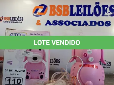 LOTE 110 - 01 INALADOR NEBULIZADOR. (NO ESTADO, LEILÃO NÃO TEM GARANTIA E NEM DEVOLUÇÃO, SUJEITO A POSSÍVEIS AVARIAS VISÍVEIS/OCULTAS E/OU AUSÊNCIA DE COMPONENTES).