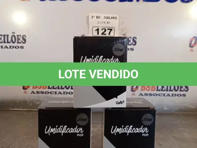 LOTE 127 - 03 UMIDIFICADORES POP. (NO ESTADO, LEILÃO NÃO TEM GARANTIA E NEM DEVOLUÇÃO, SUJEITO A POSSÍVEIS AVARIAS VISÍVEIS/OCULTAS E/OU AUSÊNCIA DE COMPONENTES).