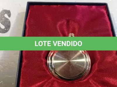 LOTE 078 - 01 RELÓGIO DE BOLSO. (NO ESTADO, LEILÃO NÃO TEM GARANTIA E NEM DEVOLUÇÃO, SUJEITO A POSSÍVEIS AVARIAS VISÍVEIS/OCULTAS E/OU AUSÊNCIA DE COMPONENTES).