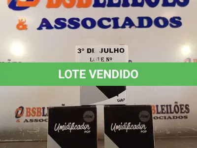 LOTE 294 - 03 UMIDIFICADORES POP. (NO ESTADO, LEILÃO NÃO TEM GARANTIA E NEM DEVOLUÇÃO, SUJEITO A POSSÍVEIS AVARIAS VISÍVEIS/OCULTAS E/OU AUSÊNCIA DE COMPONENTES).