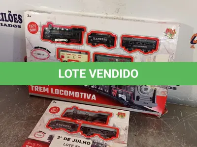 LOTE 309 - 02 PISTAS TREM LOCOMOTIVA. (NO ESTADO, LEILÃO NÃO TEM GARANTIA E NEM DEVOLUÇÃO, SUJEITO A POSSÍVEIS AVARIAS VISÍVEIS/OCULTAS E/OU AUSÊNCIA DE COMPONENTES).