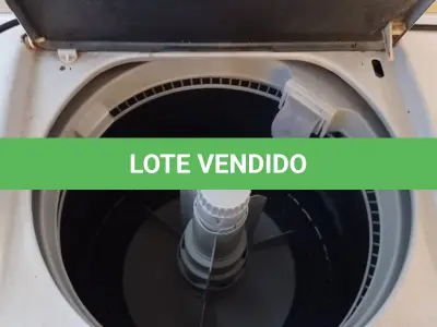 LOTE 139 - 01 MÁQUINA DE LAVAR ROUPAS MARCA PROSDÓCIMO 220V. (NO ESTADO, LEILÃO NÃO TEM GARANTIA E NEM DEVOLUÇÃO, SUJEITO A POSSÍVEIS AVARIAS VISÍVEIS/OCULTAS E/OU AUSÊNCIA DE COMPONENTES).