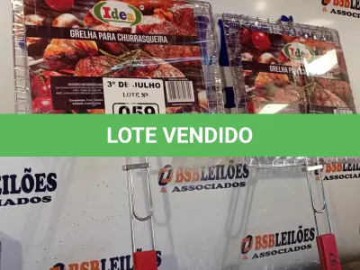 LOTE 059 - 02 GRELHAS PARA CHURRASQUEIRA. (NO ESTADO, LEILÃO NÃO TEM GARANTIA E NEM DEVOLUÇÃO, SUJEITO A POSSÍVEIS AVARIAS VISÍVEIS/OCULTAS E/OU AUSÊNCIA DE COMPONENTES).