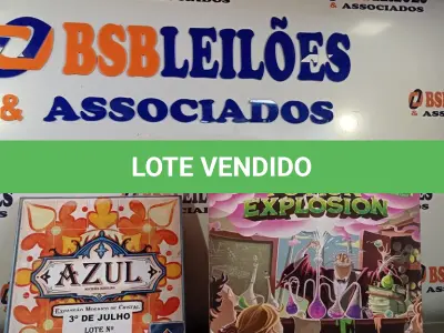 LOTE 302 - 02 JOGOS DE TABULEIRO. (NO ESTADO, LEILÃO NÃO TEM GARANTIA E NEM DEVOLUÇÃO, SUJEITO A POSSÍVEIS AVARIAS VISÍVEIS/OCULTAS E/OU AUSÊNCIA DE COMPONENTES).