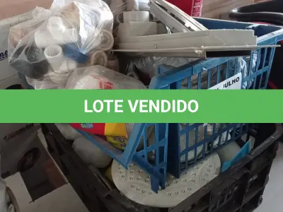 LOTE 212 - 01 LOTE COM MATERIAIS HIDRÁULICOS DIVERSOS. (NO ESTADO, LEILÃO NÃO TEM GARANTIA E NEM DEVOLUÇÃO, SUJEITO A POSSÍVEIS AVARIAS VISÍVEIS/OCULTAS E/OU AUSÊNCIA DE COMPONENTES).