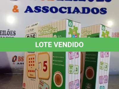 LOTE 296 - 02 JOGOS DE TABULEIRO “DESCOBRINDO MATEMÁTICA”. (NO ESTADO, LEILÃO NÃO TEM GARANTIA E NEM DEVOLUÇÃO, SUJEITO A POSSÍVEIS AVARIAS VISÍVEIS/OCULTAS E/OU AUSÊNCIA DE COMPONENTES).