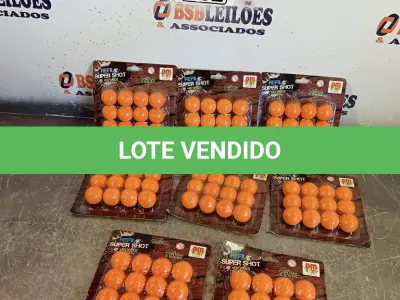LOTE 192 - 08 CARTELAS DE BOLAS REFIL SUPER SHOT. (NO ESTADO, LEILÃO NÃO TEM GARANTIA E NEM DEVOLUÇÃO, SUJEITO A POSSÍVEIS AVARIAS VISÍVEIS/OCULTAS E/OU AUSÊNCIA DE COMPONENTES).