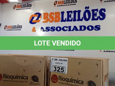 LOTE 325 - 02 CAIXAS COM BISNAGAS DE ÁLCOOL ETÍLICO HIDRATADO 70% COM 30 UNIDADES CADA. (NO ESTADO, LEILÃO NÃO TEM GARANTIA E NEM DEVOLUÇÃO, SUJEITO A POSSÍVEIS AVARIAS VISÍVEIS/OCULTAS E/OU AUSÊNCIA DE COMPONENTES).