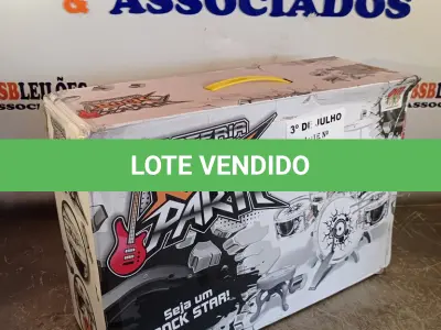 LOTE 183 - 01 BATERIA DE BRINQUEDO COM AVARIAS. (NO ESTADO, LEILÃO NÃO TEM GARANTIA E NEM DEVOLUÇÃO, SUJEITO A POSSÍVEIS AVARIAS VISÍVEIS/OCULTAS E/OU AUSÊNCIA DE COMPONENTES).