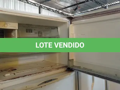 LOTE 162 - 01 GELADEIRA MARCA BRASTEMP 127V. (NO ESTADO, LEILÃO NÃO TEM GARANTIA E NEM DEVOLUÇÃO, SUJEITO A POSSÍVEIS AVARIAS VISÍVEIS/OCULTAS E/OU AUSÊNCIA DE COMPONENTES).