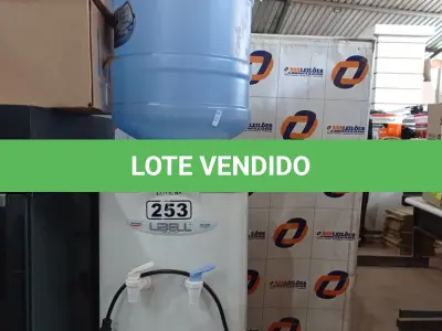 LOTE 253 - 01 BEBEDOURO PARA GARRAFÃO MARCA LIBELL 220V. (NO ESTADO, LEILÃO NÃO TEM GARANTIA E NEM DEVOLUÇÃO, SUJEITO A POSSÍVEIS AVARIAS VISÍVEIS/OCULTAS E/OU AUSÊNCIA DE COMPONENTES).