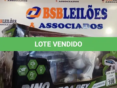 LOTE 108 - 01 DINO MEGA REX. (NO ESTADO, LEILÃO NÃO TEM GARANTIA E NEM DEVOLUÇÃO, SUJEITO A POSSÍVEIS AVARIAS VISÍVEIS/OCULTAS E/OU AUSÊNCIA DE COMPONENTES).