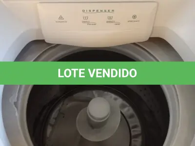 LOTE 157 - 01 LAVADORA DE ROUPAS MARCA BRASTEMP CAPACIDADE 8KG 220V. (NO ESTADO, LEILÃO NÃO TEM GARANTIA E NEM DEVOLUÇÃO, SUJEITO A POSSÍVEIS AVARIAS VISÍVEIS/OCULTAS E/OU AUSÊNCIA DE COMPONENTES).