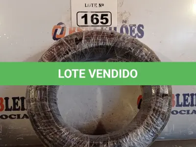 LOTE 165 - 01 ROLO DE CABO FLEXÍVEL STAR BRASIL 1X4MM NA COR PRETA (NOVO). (NO ESTADO, LEILÃO NÃO TEM GARANTIA E NEM DEVOLUÇÃO, SUJEITO A POSSÍVEIS AVARIAS VISÍVEIS/OCULTAS E/OU AUSÊNCIA DE COMPONENTES).