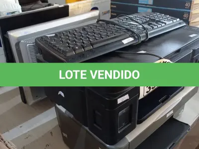 LOTE 330 - 02 IMPRESSORAS E 03 MONITORES MARCAS E MODELOS DIVERSOS. (NO ESTADO, LEILÃO NÃO TEM GARANTIA E NEM DEVOLUÇÃO, SUJEITO A POSSÍVEIS AVARIAS VISÍVEIS/OCULTAS E/OU AUSÊNCIA DE COMPONENTES).