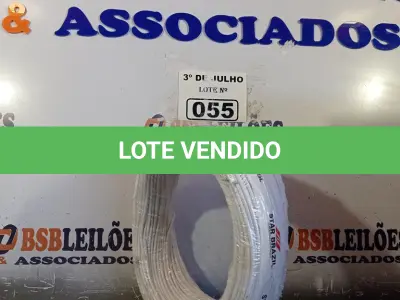 LOTE 055 - 01 ROLO DE CABO FLEXÍVEL STAR BRASIL 1X2,5MM NA COR BRANCA (NOVO). (NO ESTADO, LEILÃO NÃO TEM GARANTIA E NEM DEVOLUÇÃO, SUJEITO A POSSÍVEIS AVARIAS VISÍVEIS/OCULTAS E/OU AUSÊNCIA DE COMPONENTES).