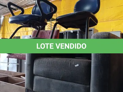 LOTE 092 - 01 POLTRONA E 03 CADEIRAS DE ESCRITÓRIO MODELOS DIVERSOS. (NO ESTADO, LEILÃO NÃO TEM GARANTIA E NEM DEVOLUÇÃO, SUJEITO A POSSÍVEIS AVARIAS VISÍVEIS/OCULTAS E/OU AUSÊNCIA DE COMPONENTES).