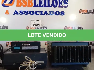LOTE 242 - 03 EQUIPAMENTOS ELETRÔNICOS DIVERSOS. (NO ESTADO, LEILÃO NÃO TEM GARANTIA E NEM DEVOLUÇÃO, SUJEITO A POSSÍVEIS AVARIAS VISÍVEIS/OCULTAS E/OU AUSÊNCIA DE COMPONENTES).