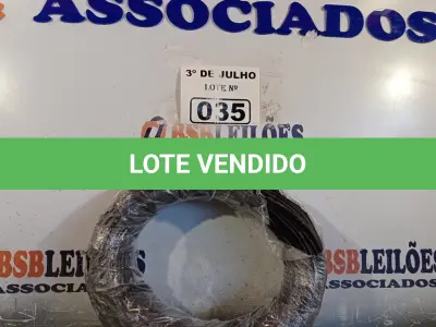 LOTE 035 - 01 ROLO DE CABO FLEXÍVEL STAR BRASIL 1X2,5MM NA COR PRETA (NOVO). (NO ESTADO, LEILÃO NÃO TEM GARANTIA E NEM DEVOLUÇÃO, SUJEITO A POSSÍVEIS AVARIAS VISÍVEIS/OCULTAS E/OU AUSÊNCIA DE COMPONENTES).