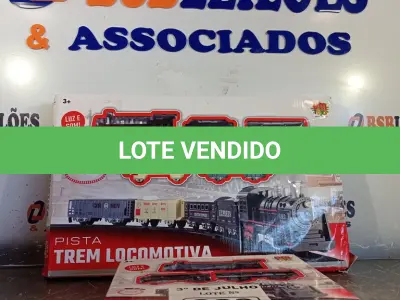 LOTE 309 - 02 PISTAS TREM LOCOMOTIVA. (NO ESTADO, LEILÃO NÃO TEM GARANTIA E NEM DEVOLUÇÃO, SUJEITO A POSSÍVEIS AVARIAS VISÍVEIS/OCULTAS E/OU AUSÊNCIA DE COMPONENTES).