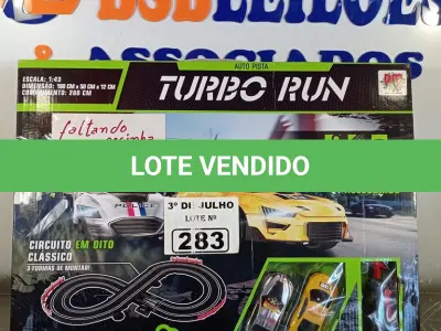 LOTE 283 - 01 AUTO PISTA TURBO RUN. (NO ESTADO, LEILÃO NÃO TEM GARANTIA E NEM DEVOLUÇÃO, SUJEITO A POSSÍVEIS AVARIAS VISÍVEIS/OCULTAS E/OU AUSÊNCIA DE COMPONENTES).