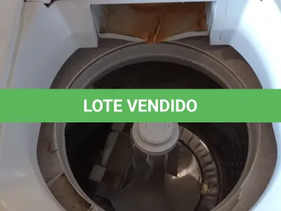 LOTE 146 - 01 MÁQUINA DE LAVAR ROUPAS MARCA BRASTEMP CAPACIDADE 10 KG 220V. (NO ESTADO, LEILÃO NÃO TEM GARANTIA E NEM DEVOLUÇÃO, SUJEITO A POSSÍVEIS AVARIAS VISÍVEIS/OCULTAS E/OU AUSÊNCIA DE COMPONENTES).