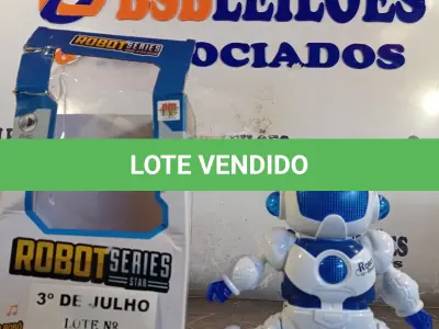 LOTE 112 - 01 ROBÔ SERIES STAR. (NO ESTADO, LEILÃO NÃO TEM GARANTIA E NEM DEVOLUÇÃO, SUJEITO A POSSÍVEIS AVARIAS VISÍVEIS/OCULTAS E/OU AUSÊNCIA DE COMPONENTES).