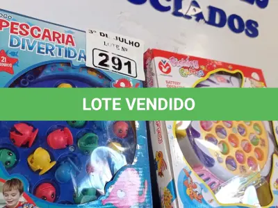 LOTE 291 - 02 JOGOS DE PESCARIA. (NO ESTADO, LEILÃO NÃO TEM GARANTIA E NEM DEVOLUÇÃO, SUJEITO A POSSÍVEIS AVARIAS VISÍVEIS/OCULTAS E/OU AUSÊNCIA DE COMPONENTES).