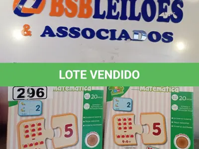LOTE 296 - 02 JOGOS DE TABULEIRO “DESCOBRINDO MATEMÁTICA”. (NO ESTADO, LEILÃO NÃO TEM GARANTIA E NEM DEVOLUÇÃO, SUJEITO A POSSÍVEIS AVARIAS VISÍVEIS/OCULTAS E/OU AUSÊNCIA DE COMPONENTES).
