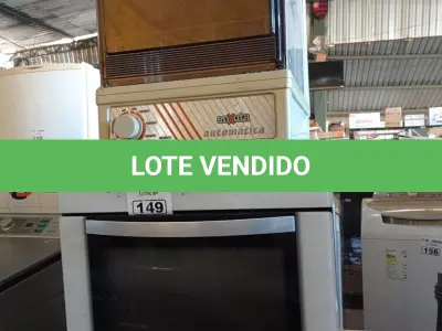 LOTE 149 - 01 FOGÃO DE EMBUTIR E 01 LAVA-LOUÇAS MARCAS E MODELOS DIVERSOS. (NO ESTADO, LEILÃO NÃO TEM GARANTIA E NEM DEVOLUÇÃO, SUJEITO A POSSÍVEIS AVARIAS VISÍVEIS/OCULTAS E/OU AUSÊNCIA DE COMPONENTES).