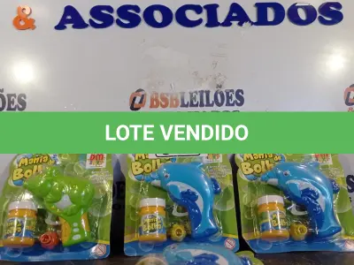 LOTE 014 - 03 LANÇA BOLHAS DE SABÃO. (NO ESTADO, LEILÃO NÃO TEM GARANTIA E NEM DEVOLUÇÃO, SUJEITO A POSSÍVEIS AVARIAS VISÍVEIS/OCULTAS E/OU AUSÊNCIA DE COMPONENTES).