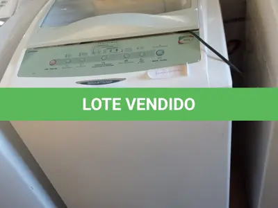 LOTE 157 - 01 LAVADORA DE ROUPAS MARCA BRASTEMP CAPACIDADE 8KG 220V. (NO ESTADO, LEILÃO NÃO TEM GARANTIA E NEM DEVOLUÇÃO, SUJEITO A POSSÍVEIS AVARIAS VISÍVEIS/OCULTAS E/OU AUSÊNCIA DE COMPONENTES).