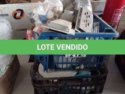 LOTE 212 - 01 LOTE COM MATERIAIS HIDRÁULICOS DIVERSOS. (NO ESTADO, LEILÃO NÃO TEM GARANTIA E NEM DEVOLUÇÃO, SUJEITO A POSSÍVEIS AVARIAS VISÍVEIS/OCULTAS E/OU AUSÊNCIA DE COMPONENTES).