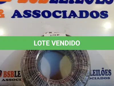 LOTE 248 - 01 ROLO DE CABO FLEXÍVEL 1X10MM NA COR PRETA (NOVO). (NO ESTADO, LEILÃO NÃO TEM GARANTIA E NEM DEVOLUÇÃO, SUJEITO A POSSÍVEIS AVARIAS VISÍVEIS/OCULTAS E/OU AUSÊNCIA DE COMPONENTES).