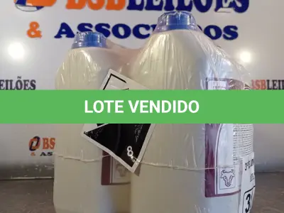 LOTE 314 - 10 LITROS DE CLOROCLEAN, LIMPADOR DESINFETANTE CLORADO PARA INDÚSTRIAS ALIMENTÍCIAS E AFINS. (NO ESTADO, LEILÃO NÃO TEM GARANTIA E NEM DEVOLUÇÃO, SUJEITO A POSSÍVEIS AVARIAS VISÍVEIS/OCULTAS E/OU AUSÊNCIA DE COMPONENTES).