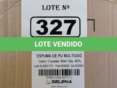 LOTE 327 - 12 TUBOS DE ESPUMA PU MULTIUSO TYTAN. (NO ESTADO, LEILÃO NÃO TEM GARANTIA E NEM DEVOLUÇÃO, SUJEITO A POSSÍVEIS AVARIAS VISÍVEIS/OCULTAS E/OU AUSÊNCIA DE COMPONENTES).