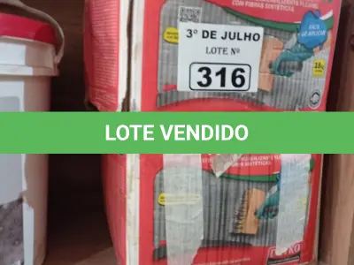 LOTE 316 - 02 CAIXAS DE ARGAMASSA POLIMÉRICA DRYKOTEC 7700/5500 18KG. (NO ESTADO, LEILÃO NÃO TEM GARANTIA E NEM DEVOLUÇÃO, SUJEITO A POSSÍVEIS AVARIAS VISÍVEIS/OCULTAS E/OU AUSÊNCIA DE COMPONENTES).