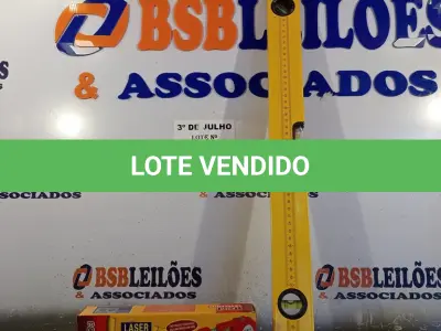 LOTE 028 - 01 NÍVEL A LASER E 01 NÍVEL DE MÃO. (NO ESTADO, LEILÃO NÃO TEM GARANTIA E NEM DEVOLUÇÃO, SUJEITO A POSSÍVEIS AVARIAS VISÍVEIS/OCULTAS E/OU AUSÊNCIA DE COMPONENTES).