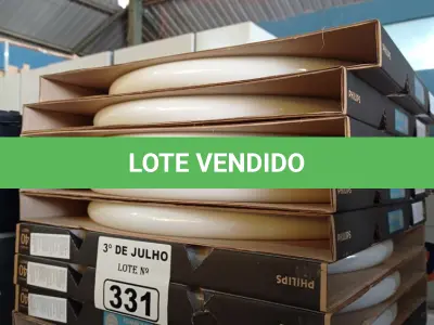 LOTE 331 - 10 LUMINÁRIAS PHILIPS FLUOTONE COM 10 REATORES. (NO ESTADO, LEILÃO NÃO TEM GARANTIA E NEM DEVOLUÇÃO, SUJEITO A POSSÍVEIS AVARIAS VISÍVEIS/OCULTAS E/OU AUSÊNCIA DE COMPONENTES).